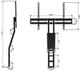 Union Cantilever TV Bracket - For 37in- 65in
