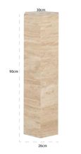 Vespin Column - Hexagon - Beige - Travertine
