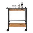 Vita Bar Trolley - Natural Wood