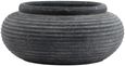 Wembley Ceramic Round Ribbed Planter