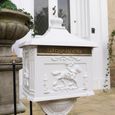 Post Box - White Aluminium
