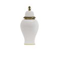 Ginger Jar - White Ceramic - Large