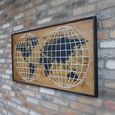 World Map Wall Deco - Set of 2