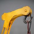 Yellow Metal Crane Light - Set of 2
