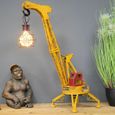 Yellow Metal Crane Light - Set of 2