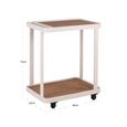 Spritz Outdoor Bar Trolley - Beige - Metal and Wood