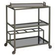 Ruinart Bar Trolley - Antique Brass - Glass and Metal
