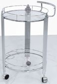 Cohen Drinks Trolley - Glass and Chrome
