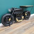 Bar Unit - Black Metal - Motorbike Style
