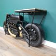 Bar Unit - Black Metal - Motorbike Style