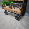 Shelves - Fir Wood and Metal - on Wheels