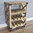 Wine Trolley - Wooden