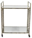 Estela Drinks Trolley - Gold and Mirrored