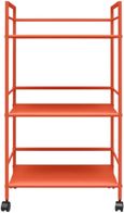 Nowata Cache Orange Rolling Cart - 7741813COMNUK
