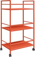 Nowata Cache Orange Rolling Cart - 7741813COMNUK