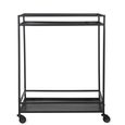 Portloe Drinks Trolley Black