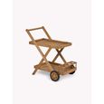 Radley Outdoor Bistro Cart Antique Wash Teak Wood