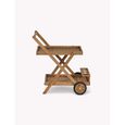 Radley Outdoor Bistro Cart Antique Wash Teak Wood