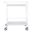 Vita Bar Trolley - White Melamine