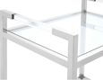 Vogue Butler Trolley - Glass and Chrome