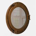 Port Hole Mirror - Antique Brass - Round - 28.5cm x 28.5cm