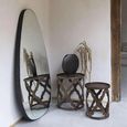 Organic Cheval Mirror - Bronze Metal - 86cm x 150cm