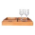Faro Tray - Teak Wood - Set of 3
