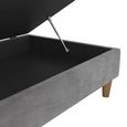 Hartford Ottoman Bench - Storage - Grey Chenille Fabric - 2196459UK