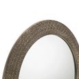 Cadence Wall Mirror - Round - Pewter