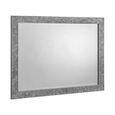 Staccato Wall Mirror - Rectangular - Silver