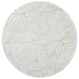 Cloudy Round Rug - High Pile Shaggy - CDG2319 - Beige - Sizes Available