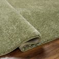 Cloudy Rug - High Pile Shaggy - Green - 140cm x 200cm