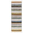 Lofty Runner - Shaggy Modern Boho Plush Pile - Cream - 80cm x 220cm