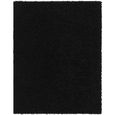 Moda Rug - High Pile Shaggy - Black - Sizes Available