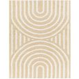 Rodos Rug - Modern Shaggy - RDO2331 - Mustard - Sizes Available