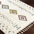 Lofty Runner - Shaggy Modern Boho Plush Pile - LOF2303 - Ivory - 80cm x 220cm