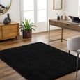 Moda Rug - High Pile Shaggy - Black - Sizes Available
