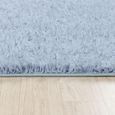 Moda Rug - High Pile Shaggy - Blue - Sizes Available