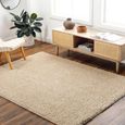 Moda Rug - High Pile Shaggy - Beige - Sizes Available
