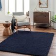 Moda Rug - High Pile Shaggy - Dark Blue - Sizes Available