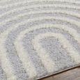 Rodos Rug - Modern Shaggy - RDO2330 - Light Slate - Sizes Available