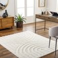 Rodos Rug - Modern Shaggy - RDO2328 - Beige - Sizes Available