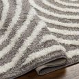 Rodos Rug - Modern Shaggy - Charcoal - Sizes Available