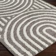Rodos Rug - Modern Shaggy - Charcoal - Sizes Available