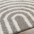 Rodos Rug - Modern Shaggy - Charcoal - Sizes Available