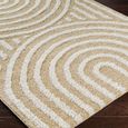 Rodos Rug - Modern Shaggy - RDO2331 - Mustard - Sizes Available