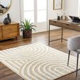 Rodos Rug - Modern Shaggy - RDO2331 - Mustard - Sizes Available