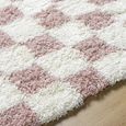 Urban Rug - Modern Shaggy - USG2347 - Cream Checkered - Sizes Available