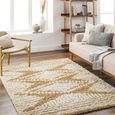Urban Rug - Shaggy Modern Plush Pile - USG2327 - Brown - Sizes Available
