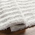 Urban Rug - Shaggy Modern Plush Pile - Light Grey - Sizes Available